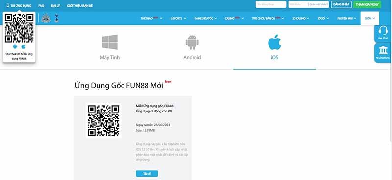 Hướng dẫn cách tải app Fun88 về điện thoại cho người mới 